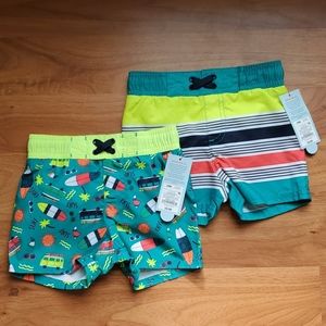 NWT Cat & Jack Swim Trunks